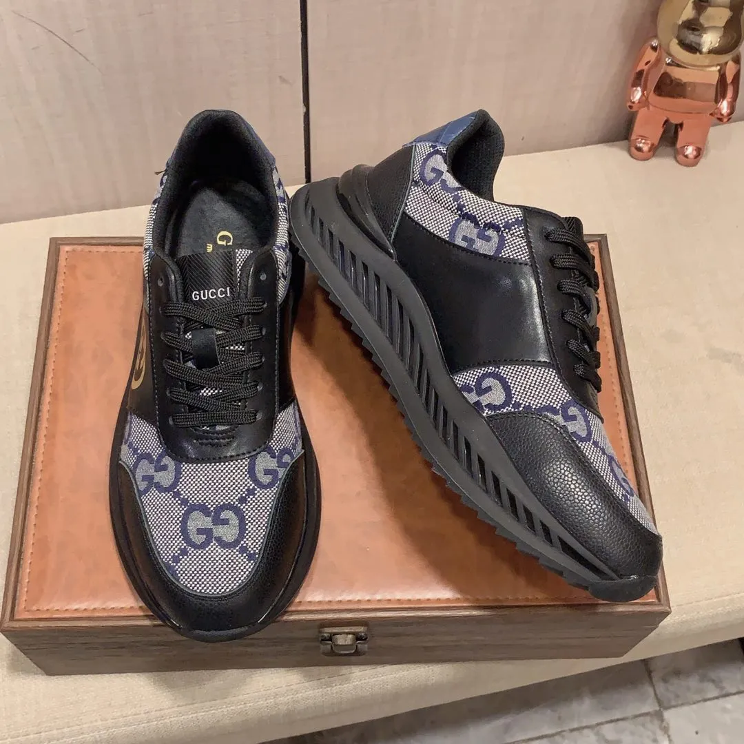 Men's men's shoes💰460💰💰🎩🎩[Lightning][Lightning] "Gucci*" The latest and most popular casual sports shoes, top brand [seduce] luxury~purchase, top~quality. [Strong] The upper is made of imported breathable cowhide with material ➕ breathable sheepskin feet (•) and fine workmanship. The original stylish and stylish soft rubber wear-resistant and non-slip outsole is light and comfortable on the feet. The real thing looks better when taken in real life. 413: code: 38-44, can be customized 45